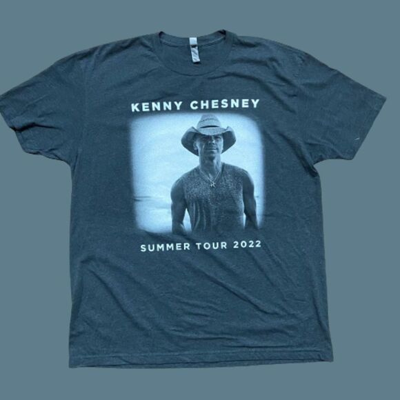 Other - Canvas Kenny Chesney Here & Now Tour Concert Country Grey T-Shirt Men's Size XL